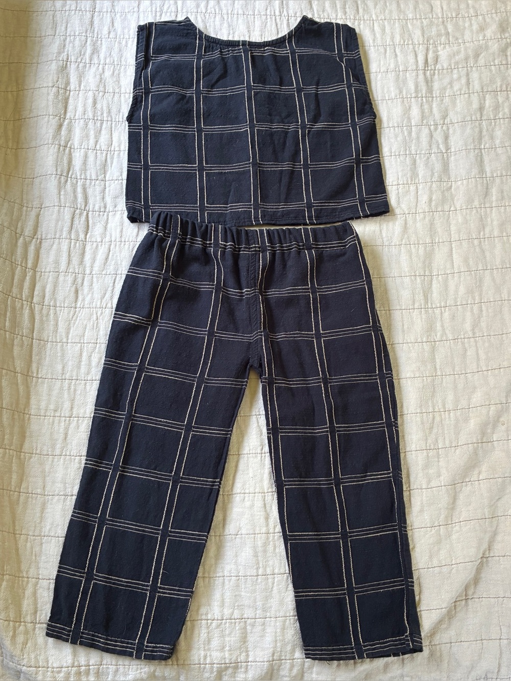 Ace & Jig Black Magic kid jumpsuit as a two-piece set